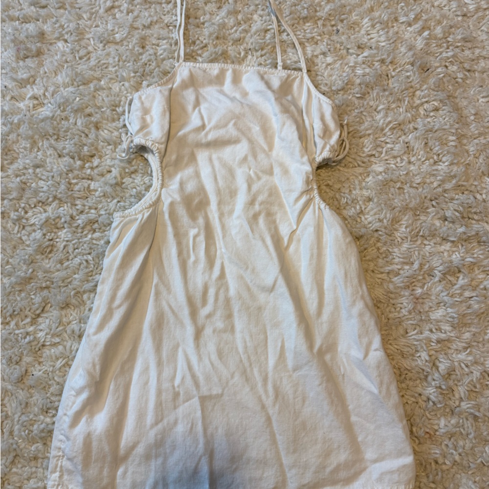 Aerie White Cutout Dress